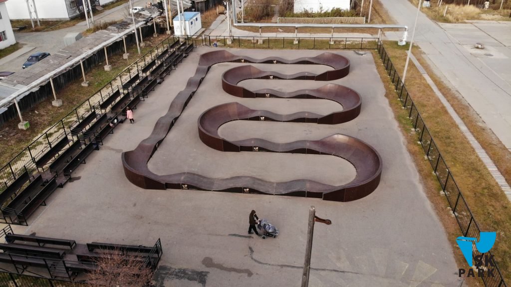 Модульный памп трек в п. Березово (ХМАО)