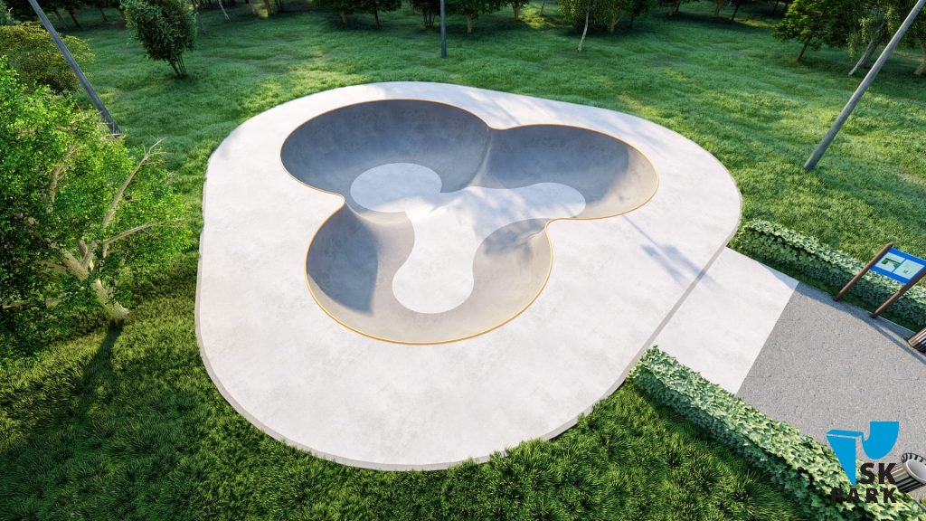 Проект разноуровнего бетонного боула  SKBB-12