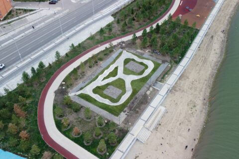 Фото Бетонный памп-трек в Казахстане, Кокшетау, набережная оз. Копа